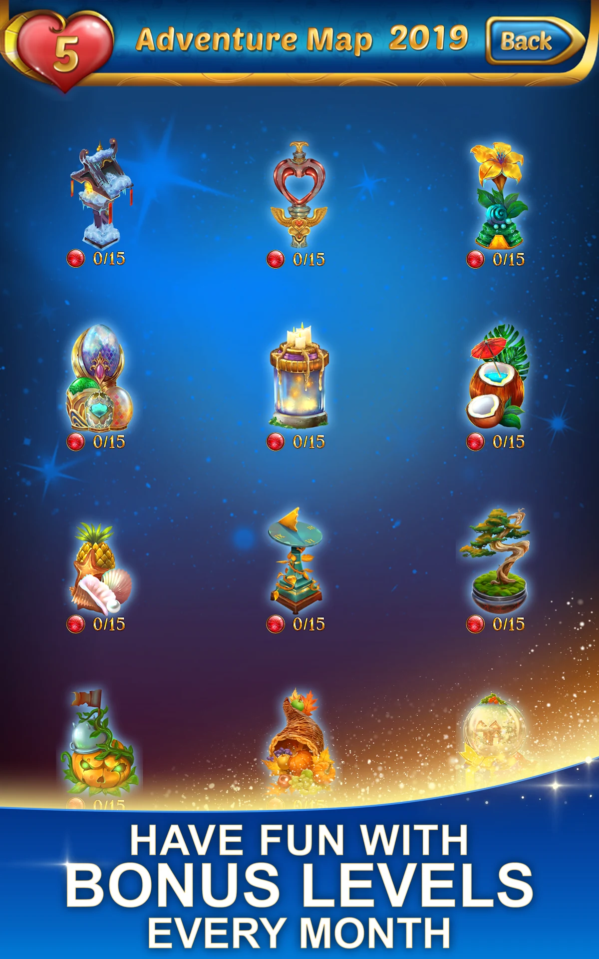 Lost Jewels - Match 3 Puzzle screenshot